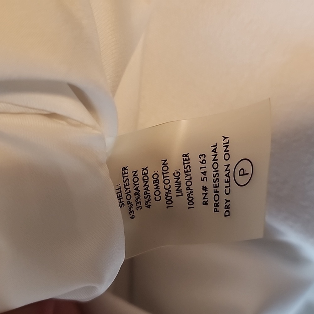 Calvin Klein White Dress 2P - Picture 10 of 11